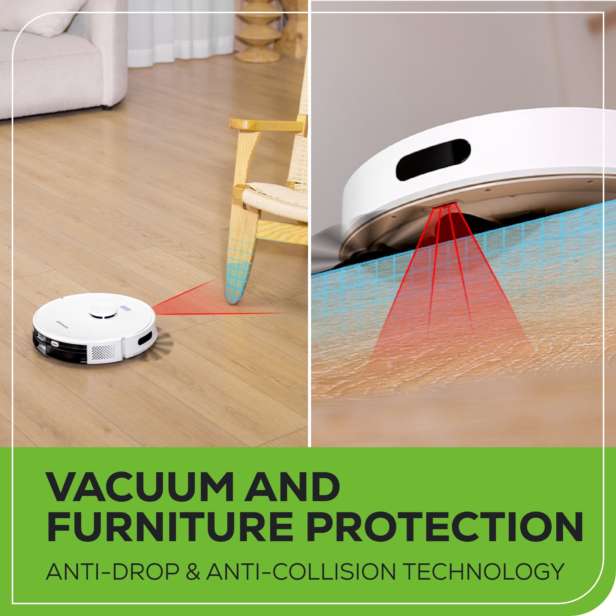 Self Cleaning Smart App Controlled Robot Vacuum - Wi-Fi Connected, Works with Alexa - Perfect for Pet Hair, Hardwood Floors & Large Homes
