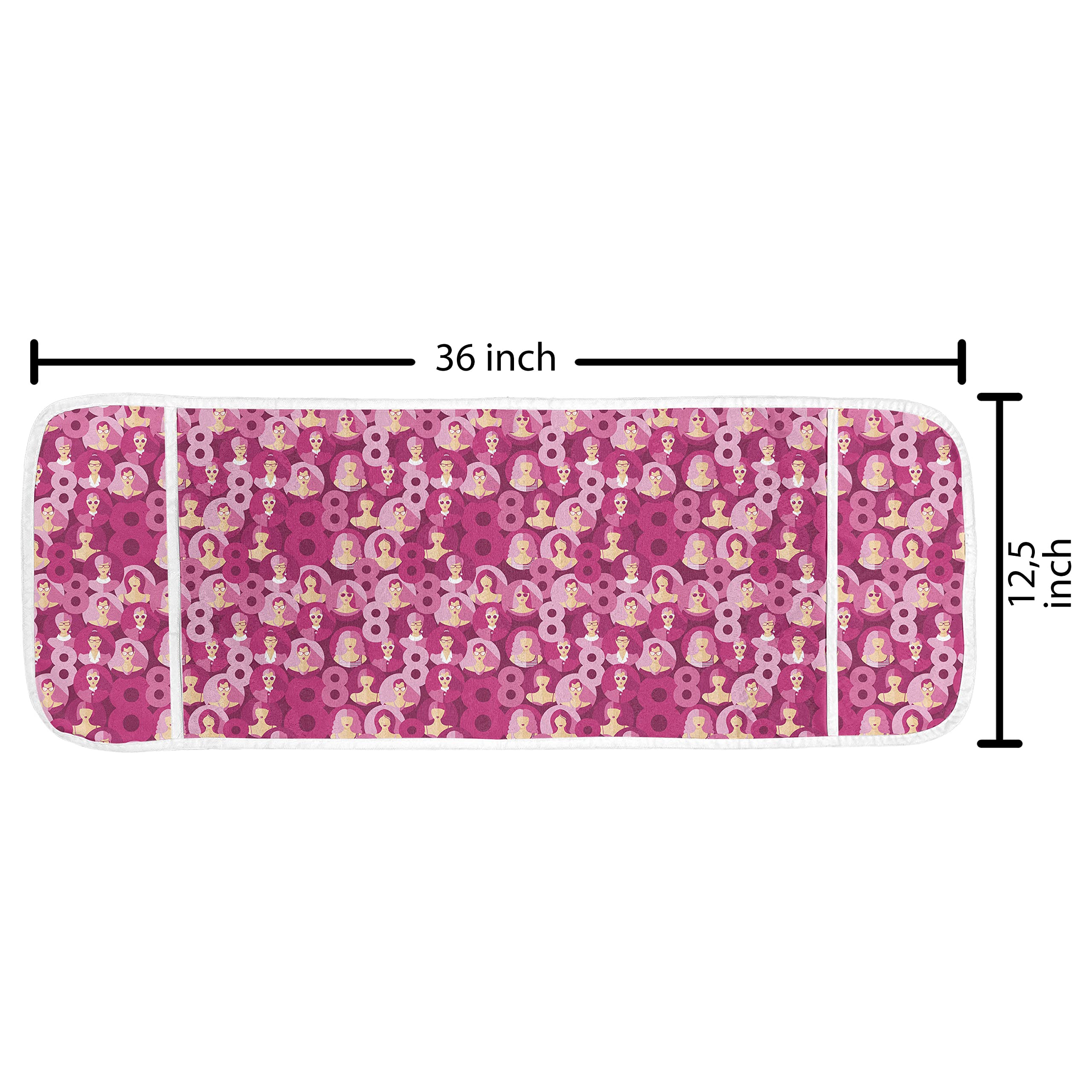 Ambesonne Women's Day Microwave Cover - Waterproof 36