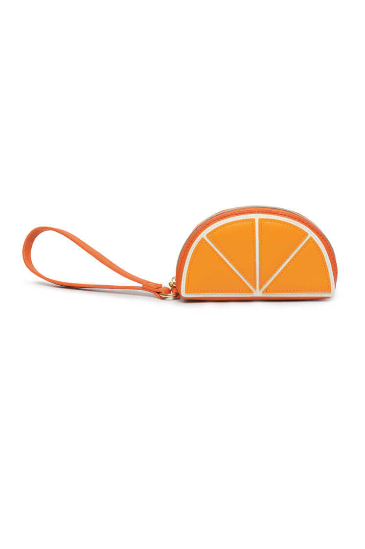 Orange Slice Applique Crossbody Bag - Cute Fruit Design Handbag for Women - Perfect for Casual Outings, Beach Trips, and Summer Fashion