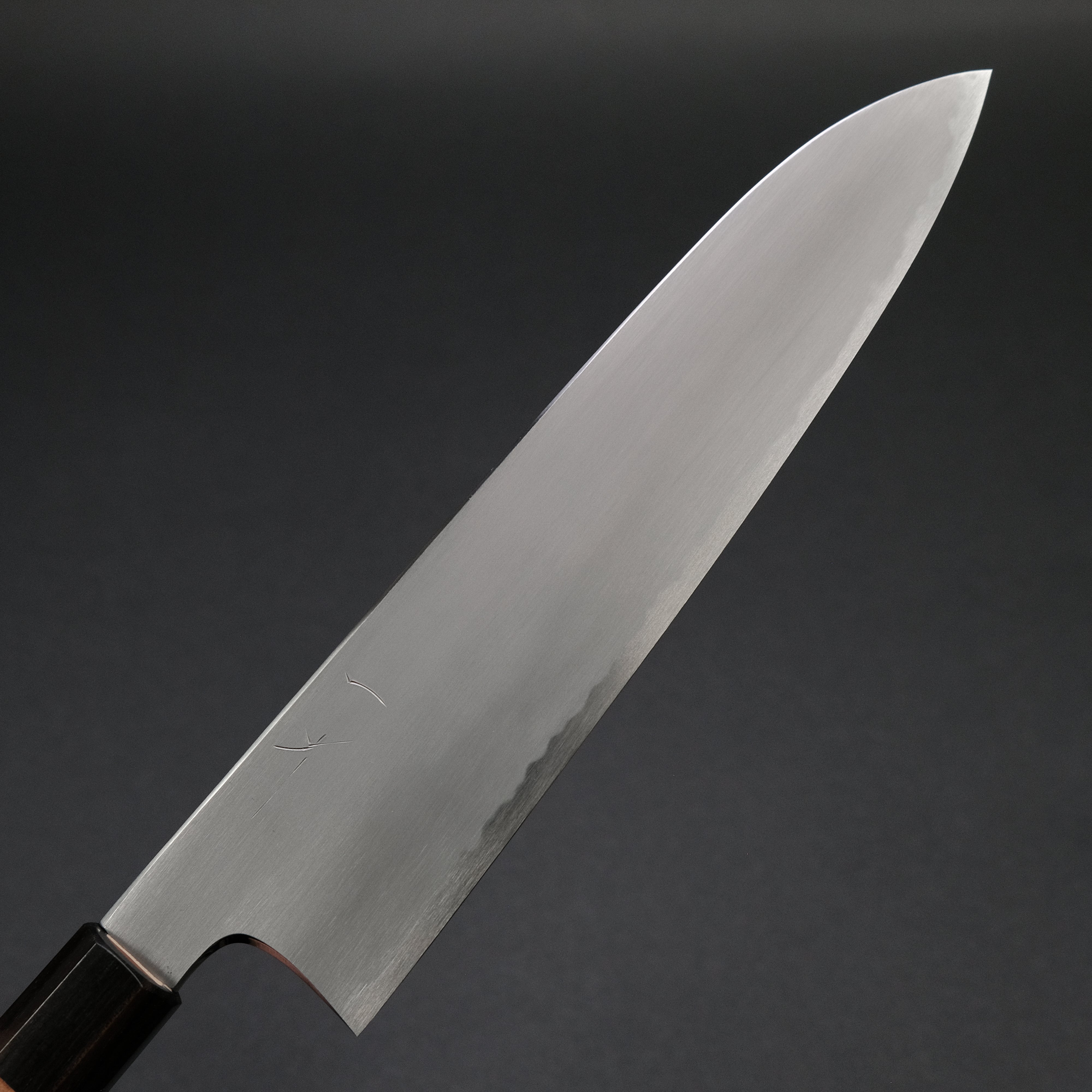 Hitohira Gorobei Rikichi Blue #2 Kasumi Gyuto 240mm Japanese Chef Knife with Cherry Wood Handle - Perfect for Sushi, Meat Cutting & Professional Kitchen Use