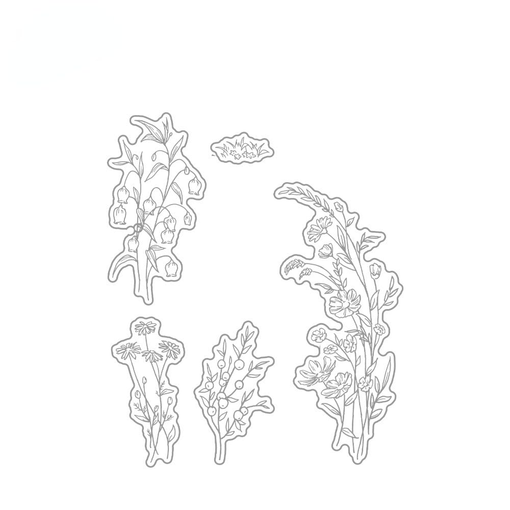 2024-2025 Metal Dies & Silicone Stamps Set for DIY Card Making - Perfect for Birthdays, Valentine's Day, Christmas, Thanksgiving - Crafting Supplies for Greeting Cards, Scrapbooking, and Paper Crafts