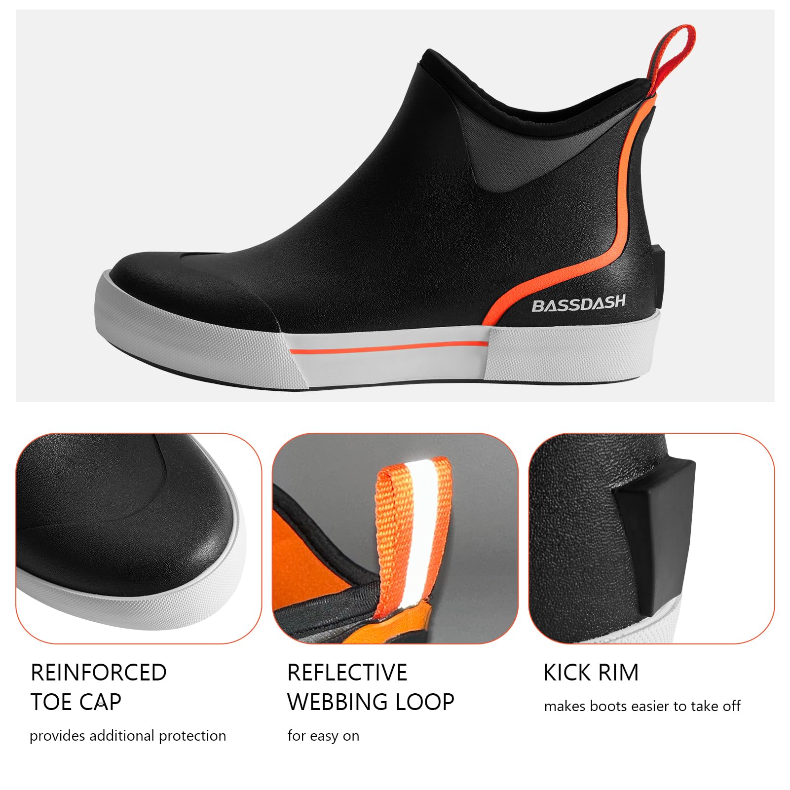 BASSDASH Men's 4.5