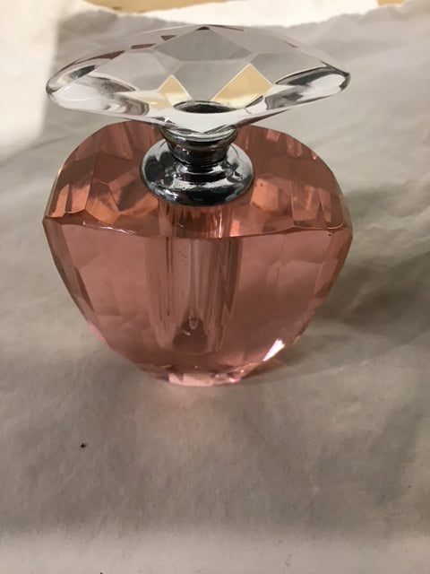 3 Pack Pink Glass Perfume Bottles with Atomizer - Elegant Travel Size Refillable Fragrance Containers for Women, Perfect for DIY Essential Oils, Gifts & Home Decor