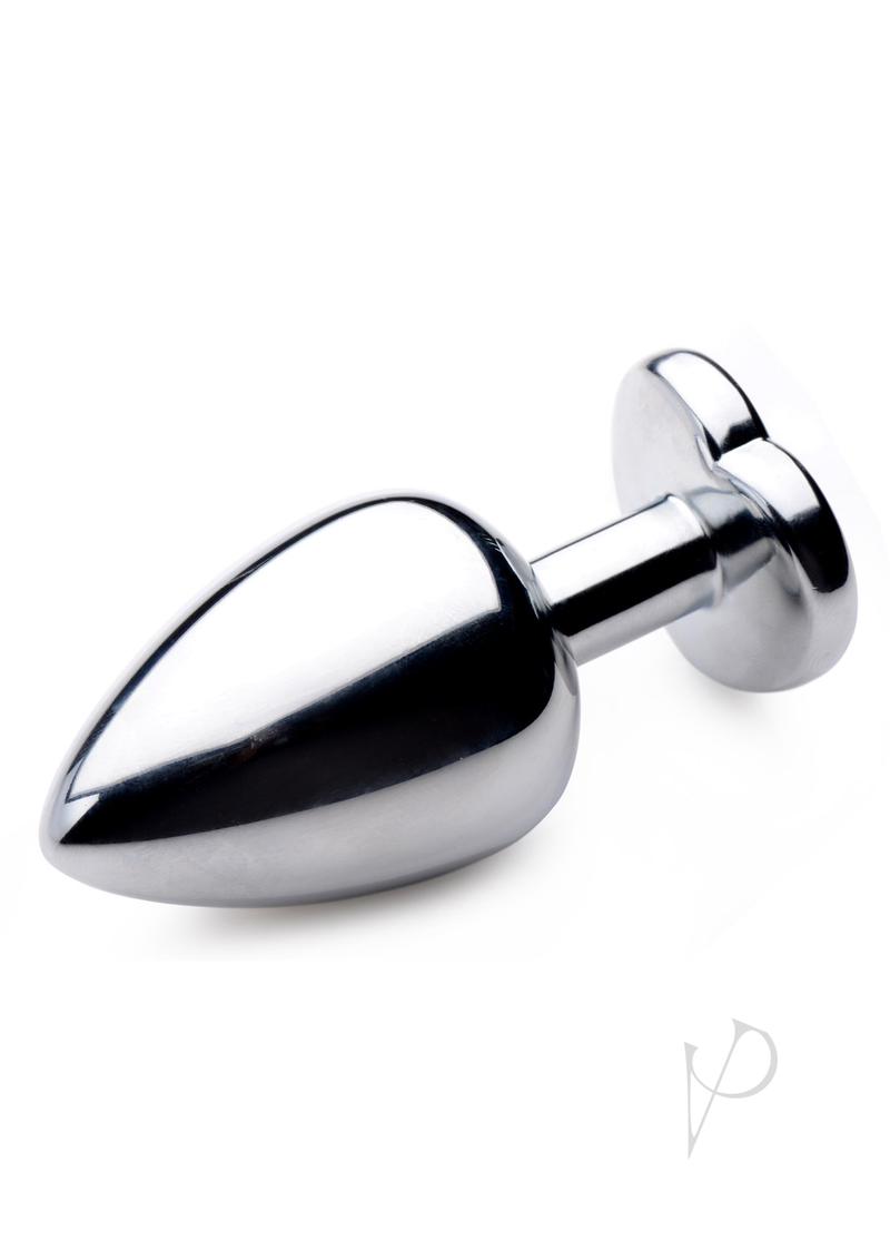 Booty Sparks Gemstone Black Heart Anal Plug - Large Size, Black - Perfect for Sensual Play & Adult Pleasure