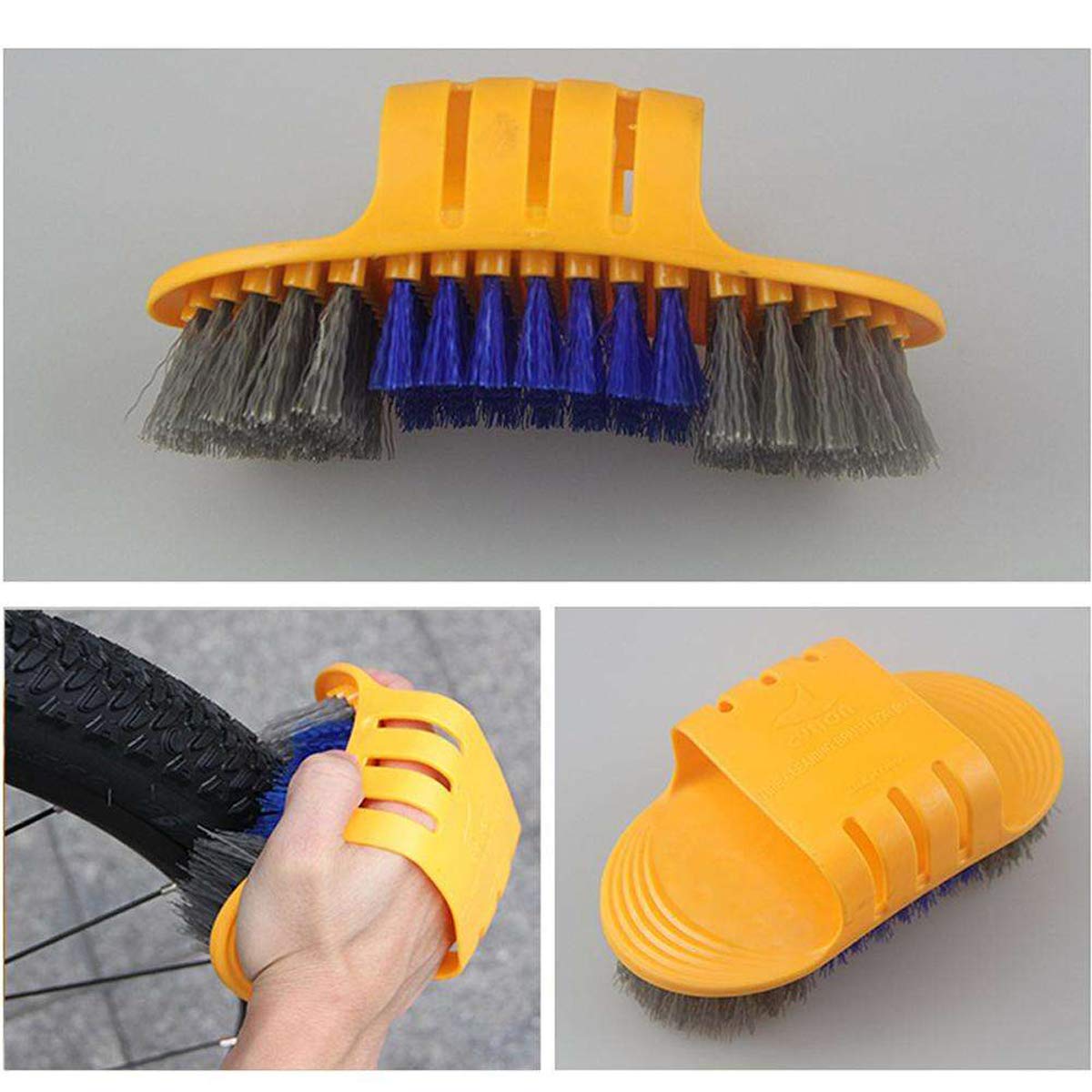 8-Piece Bike & Motorcycle Chain Cleaning Brush Kit - Heavy Duty Scrubber Set for Bike Chain, Crank, Tire & Sprocket - Perfect for Cycling Maintenance & Deep Cleaning Dirt, Grease & Stains