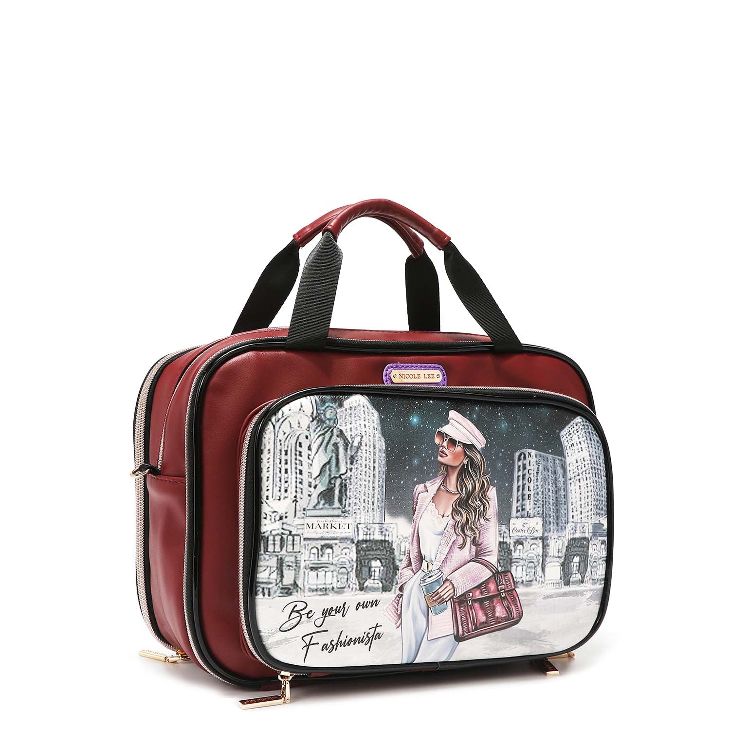 HANA Cosmetic Bag for Women - Waterproof Makeup Pouch Travel Organizer - Perfect for Travel, Gym, and Everyday Use