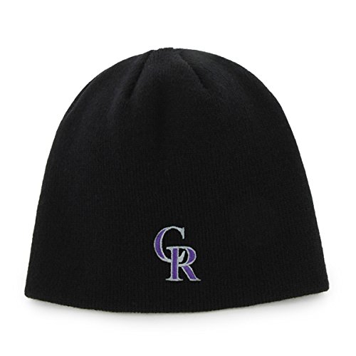 47 Brand Cuffless Beanie Hat - MLB Knit Skull Toque Cap for Men & Women | Winter Warm Fleece Lined Beanie | Perfect for Cold Weather, Outdoor Sports & Casual Wear