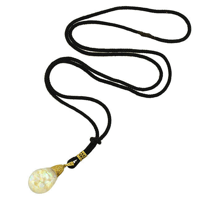 14K Gold Floating Opal Ball Necklace - Vintage Style Jewelry for Women, Perfect for Weddings, Parties & Everyday Elegance
