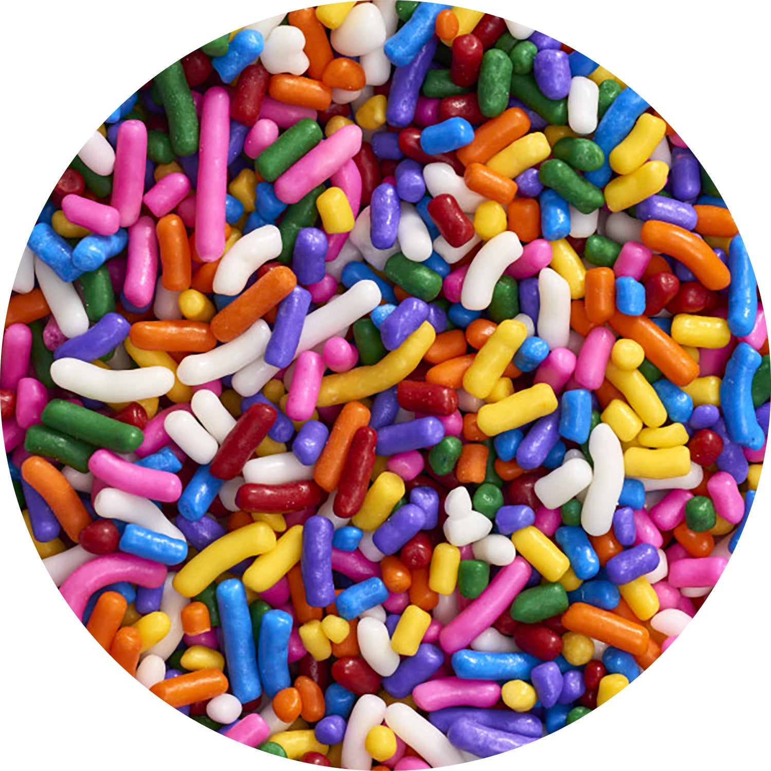 DecoPac Rainbow Sprinkles 26oz Tub - Colorful Cake & Dessert Toppings for Baking, Ice Cream, Cupcakes, Cookies & More