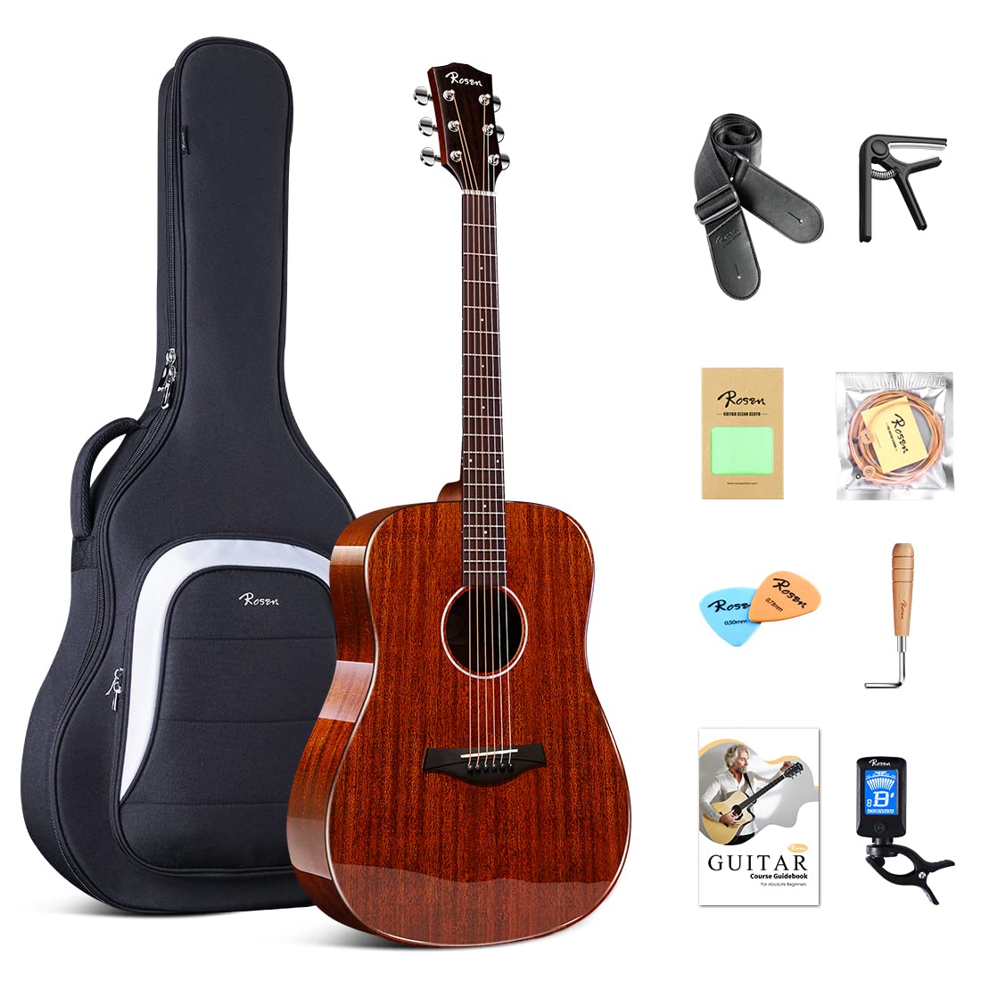 Premium Rosen G31 Dreadnought Acoustic Guitar - 41