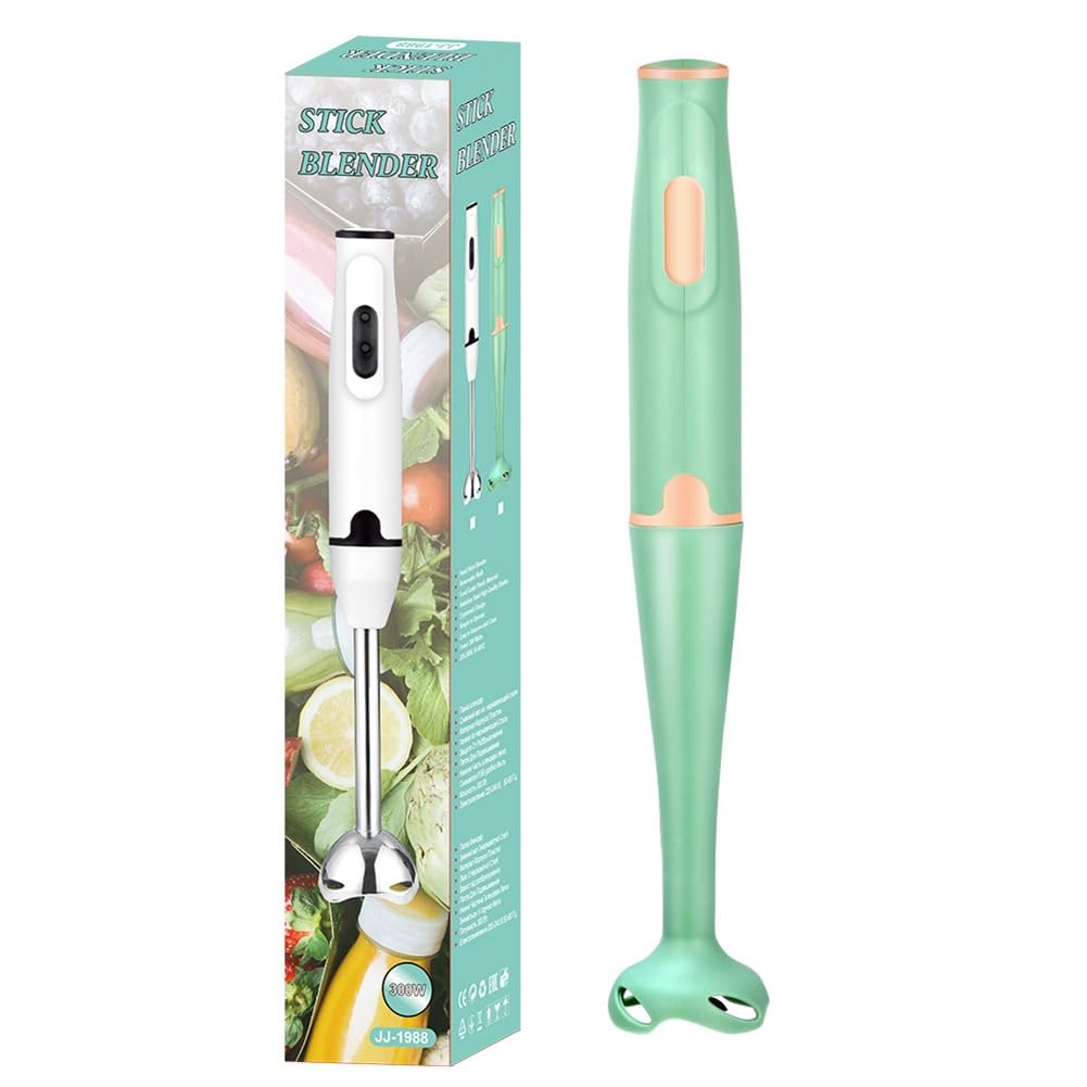 3-in-1 Electric Potato Masher & Hand Blender Set - Powerful Immersion Mixer with Puree & Whisk Attachments for Baby Food, Soup, Vegetables - Perfect Kitchen Tool for Smooth Purees, Mashed Potatoes & Healthy Meals (Ideal for Baby Food Prep, Cooking & Baking)
