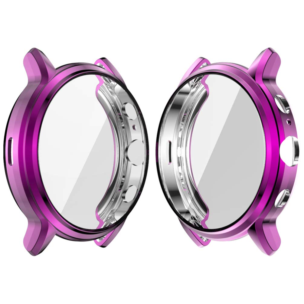 UKCOCO 5th Gen Smartwatch Band & Case - Purple Watch Frame, Shell, Bumper Cover for 5th Generation Smartwatches | Perfect for Workouts, Daily Wear & Screen Protection