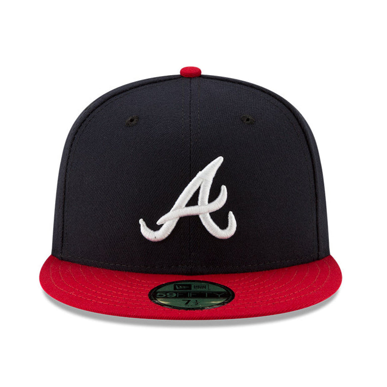 New Era 59Fifty Atlanta Braves 2025 All Star Game Patch Home Hat - Navy & Red Baseball Cap for Men - Official MLB Licensed Snapback for Braves Fans, Games & Casual Wear