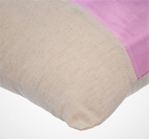 Stylish Metallic Pink Faux Leather Decorative Euro Sham Pillow Cover - Elegant Home Decor for Bedroom, Living Room & Sofa