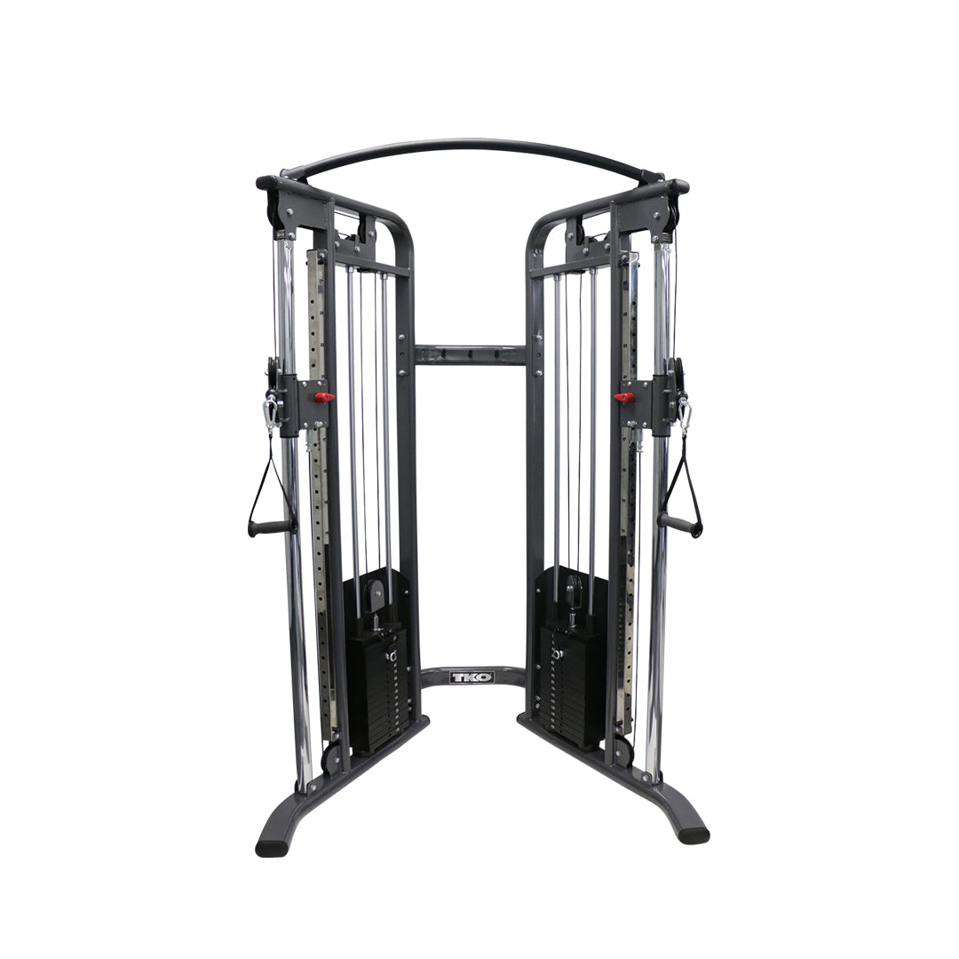 TKO Functional Trainer 160LB Stack - Light Commercial Gym Equipment for Home & Studio Workouts | Strength Training & Fitness Exercises