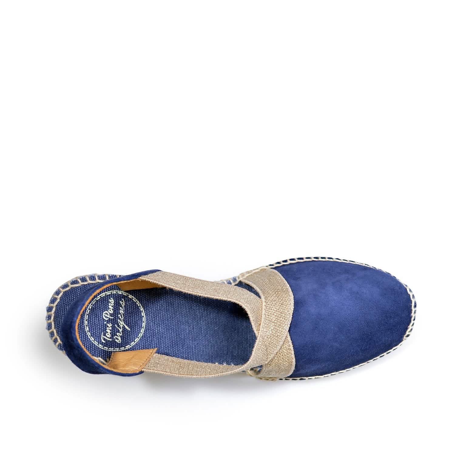 Women's Plain Suede Leather Wedge Espadrilles - Comfortable Casual Summer Shoes for Beach, Vacation & Everyday Wear | Tona