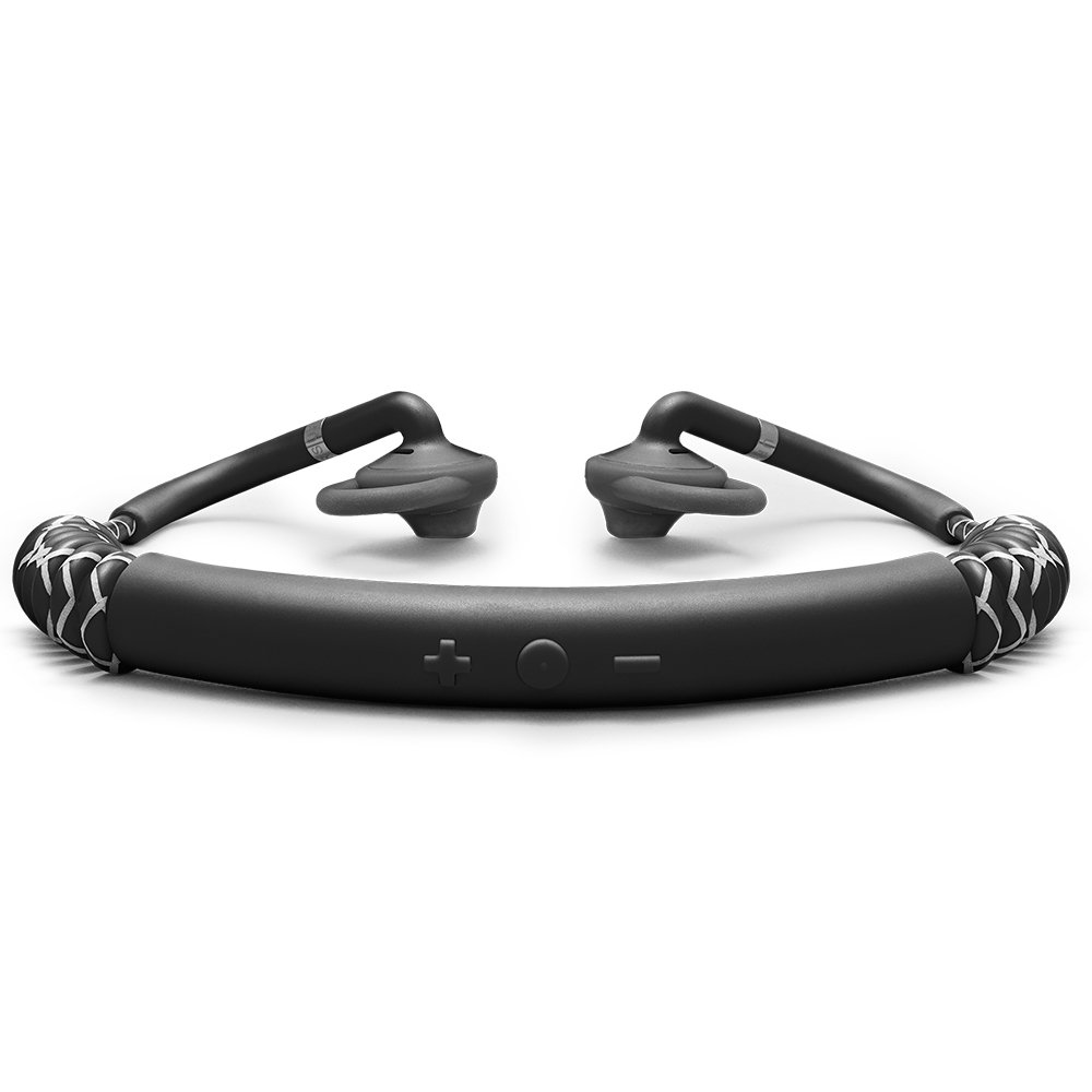 Urbanears Stadion Active Wireless Bluetooth Headphones with Noise Cancellation - Sweatproof & Comfortable for Running, Gym Workouts & Travel (Black)