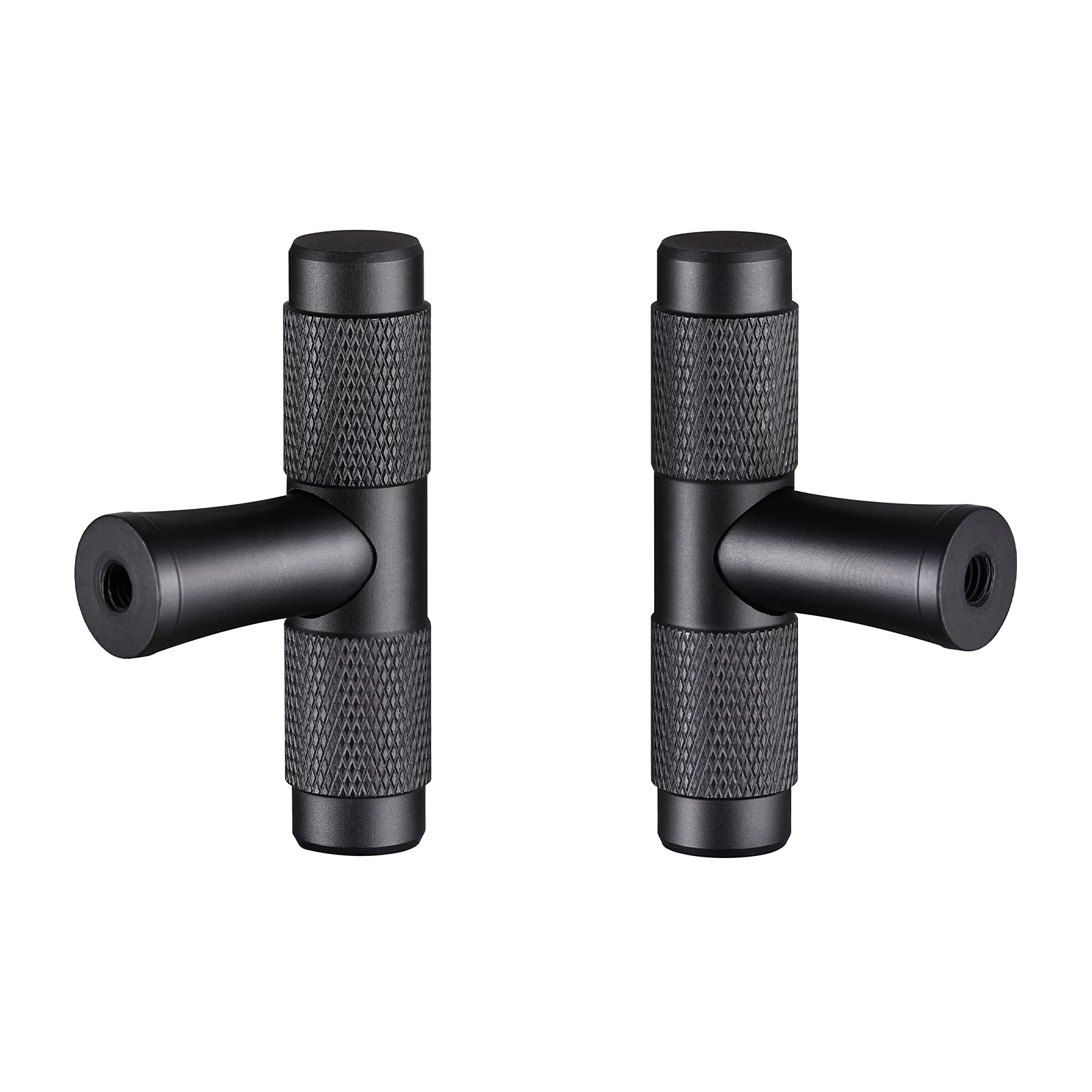 10 Pack Matte Black Cabinet Knobs - 2 Inch Drawer Pulls for Dresser, Cabinet & Wardrobe Upgrade