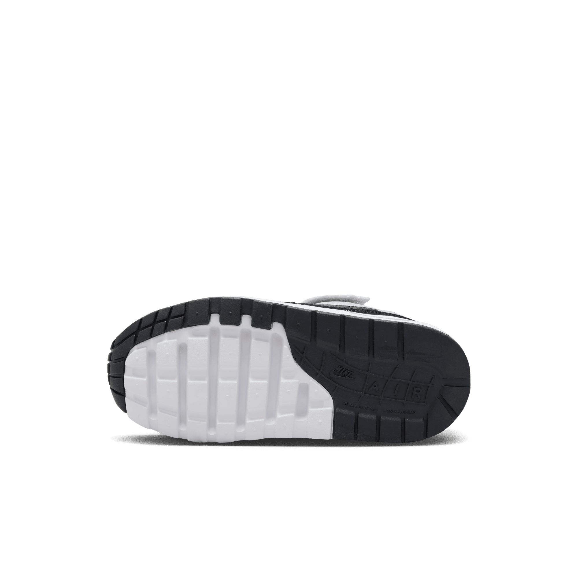 Nike Air Max 1 EasyOn PS Kids' Sneakers - White/Pure Platinum/Black | Comfortable Slip-On Design for School & Play