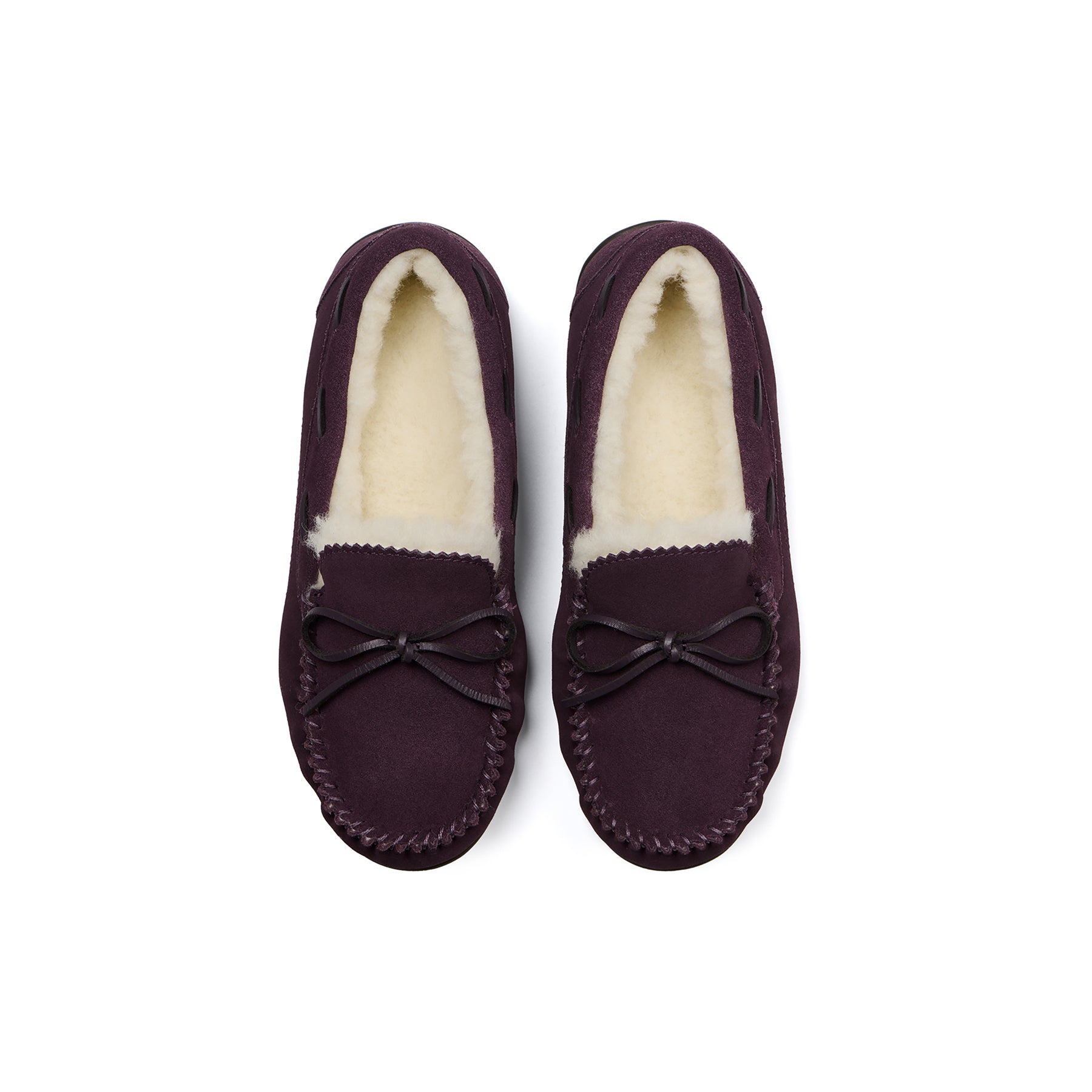 Abeo Amble Bow Dark Purple Women's Comfortable Walking Shoes - Perfect for Casual Outings, Work, and Everyday Wear