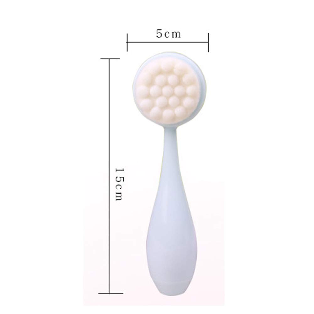 1Pc Facial Cleansing Brush - Manual Massage & Exfoliating Tool for Blackhead Removal, Deep Pore Cleaning & Skin Exfoliation - Perfect for Women's Daily Skincare Routine at Home or Travel