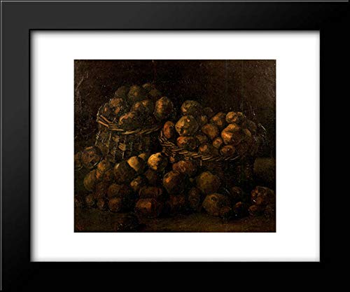 Vincent van Gogh Baskets of Potatoes 18x15 Framed Art Print - Vintage Farmhouse Wall Decor for Living Room, Kitchen & Office