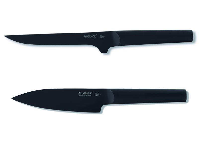 BergHOFF Ron 2-Piece Premium Chef Knife and Boning Knife Set - Professional Kitchen Knives for Meat Cutting, Slicing & Food Prep - Ideal for Home Cooks & Culinary Enthusiasts