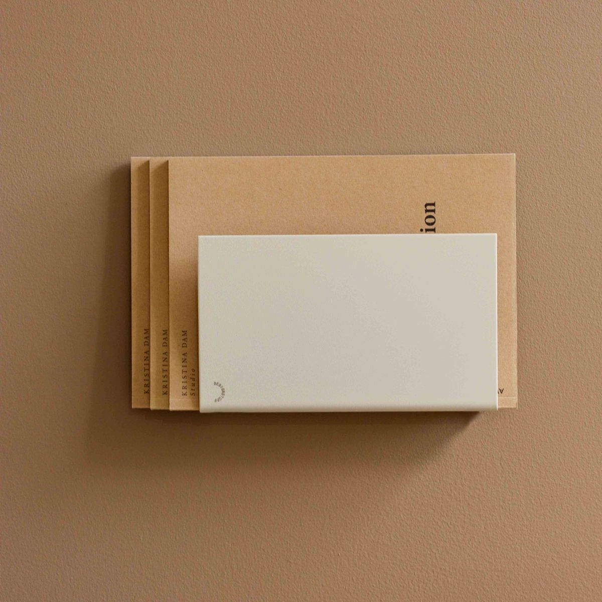 Wall Mounted Magazine Holder - Rustic Sand Finish for Home & Office Organization | Perfect for Living Room, Bedroom, or Office Storage