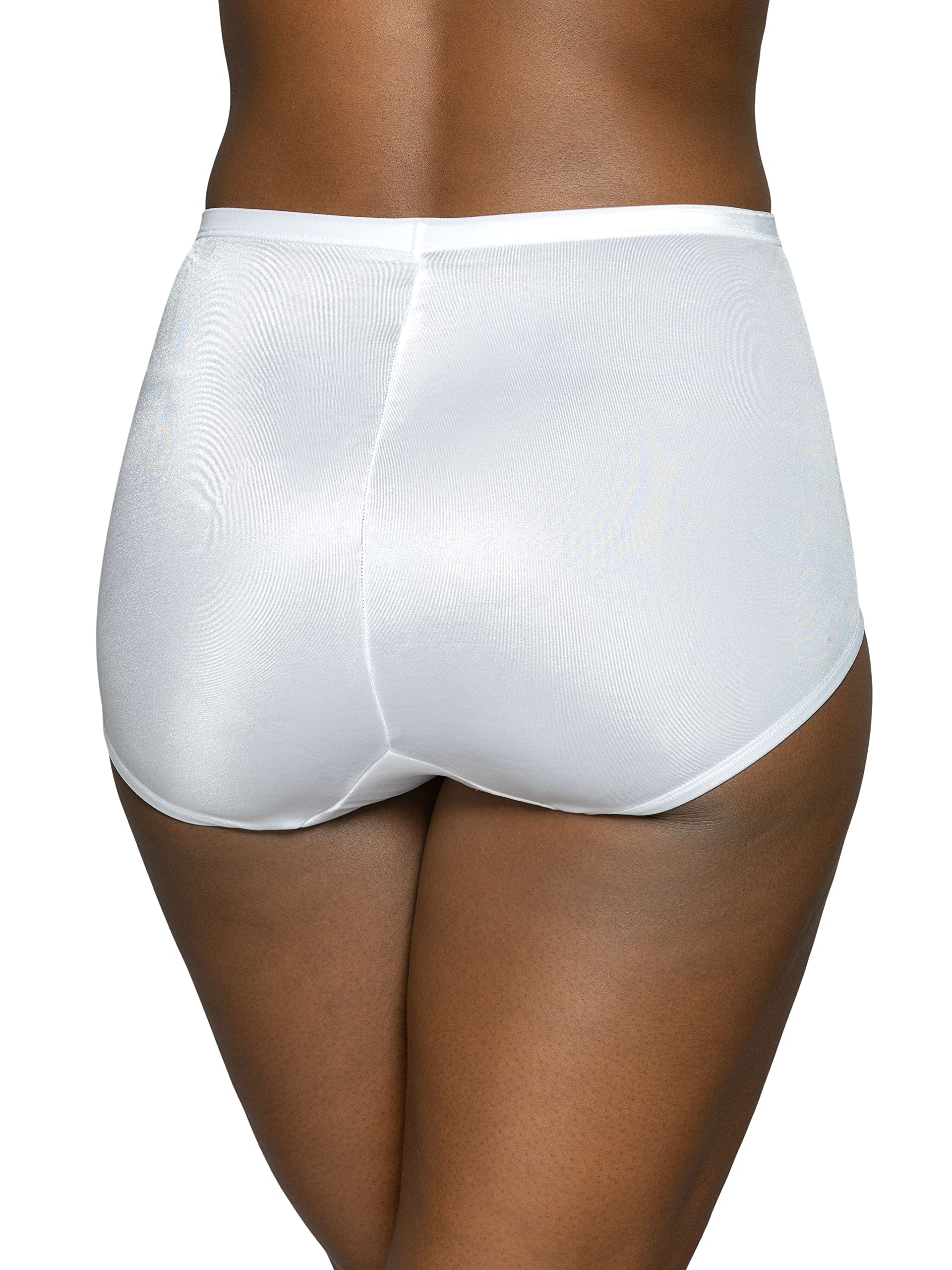 Vanity Fair Women's Comfortable Smoothing Brief Panties with Rear Lift - Seamless Underwear for All-Day Comfort, Shapewear for Work & Casual Wear