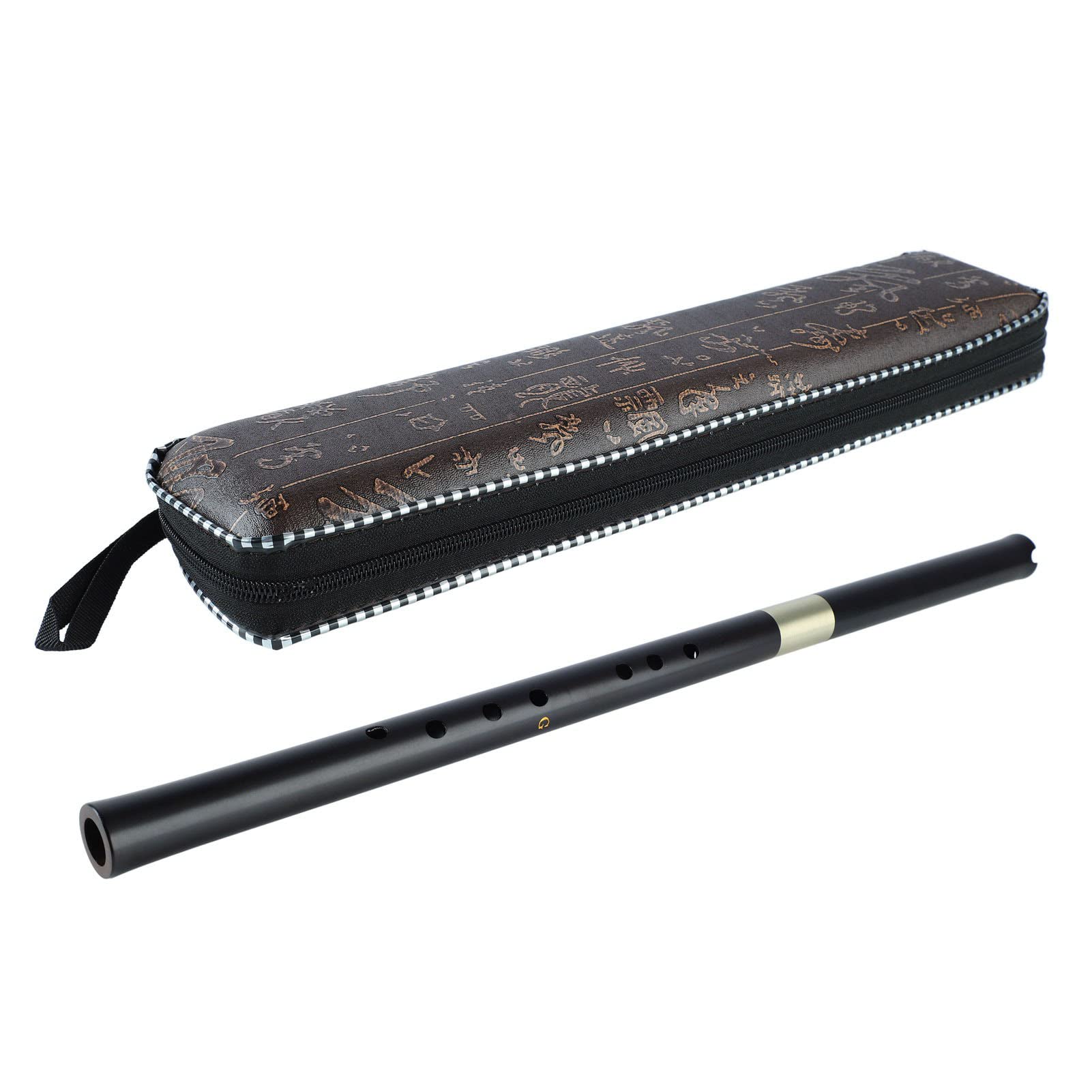 Professional 8-Hole G Key Vertical Bamboo Flute - Traditional Woodwind Instrument for Beginners with Fabric Case - Perfect for Meditation, Yoga & Music Practice