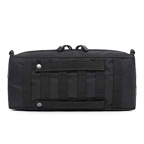 Waterproof 600D Nylon Military Tactical Shoulder Bag - Outdoor Climbing, Camping & Hiking Waist Pack with MOLLE System - Perfect for Adventure Travel & Survival Gear Storage