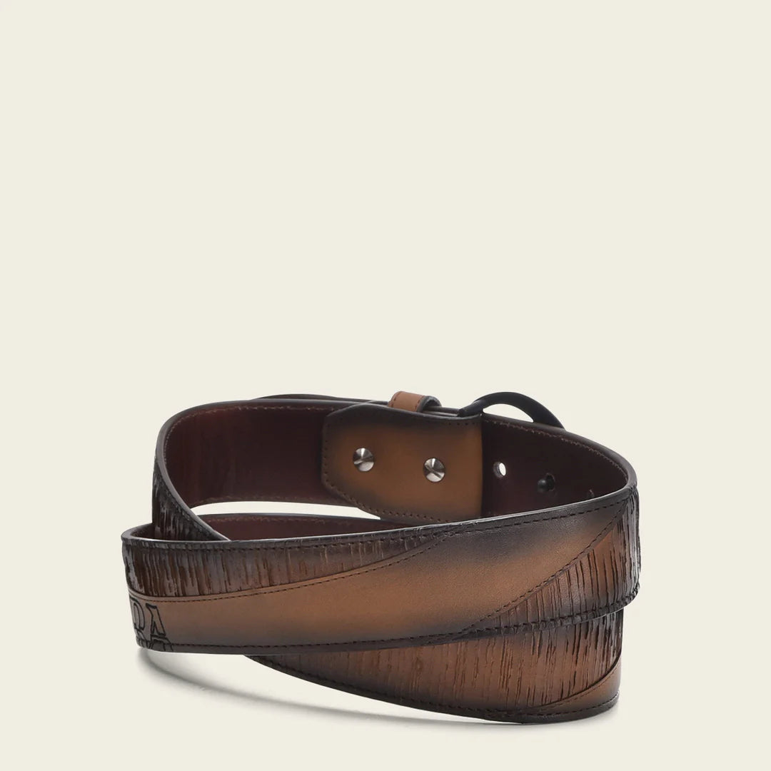 CS556RS Men's Genuine Cowhide Leather Belt - Western Style Casual Honey Brown Belt for Jeans & Workwear | Durable & Stylish for Everyday Use