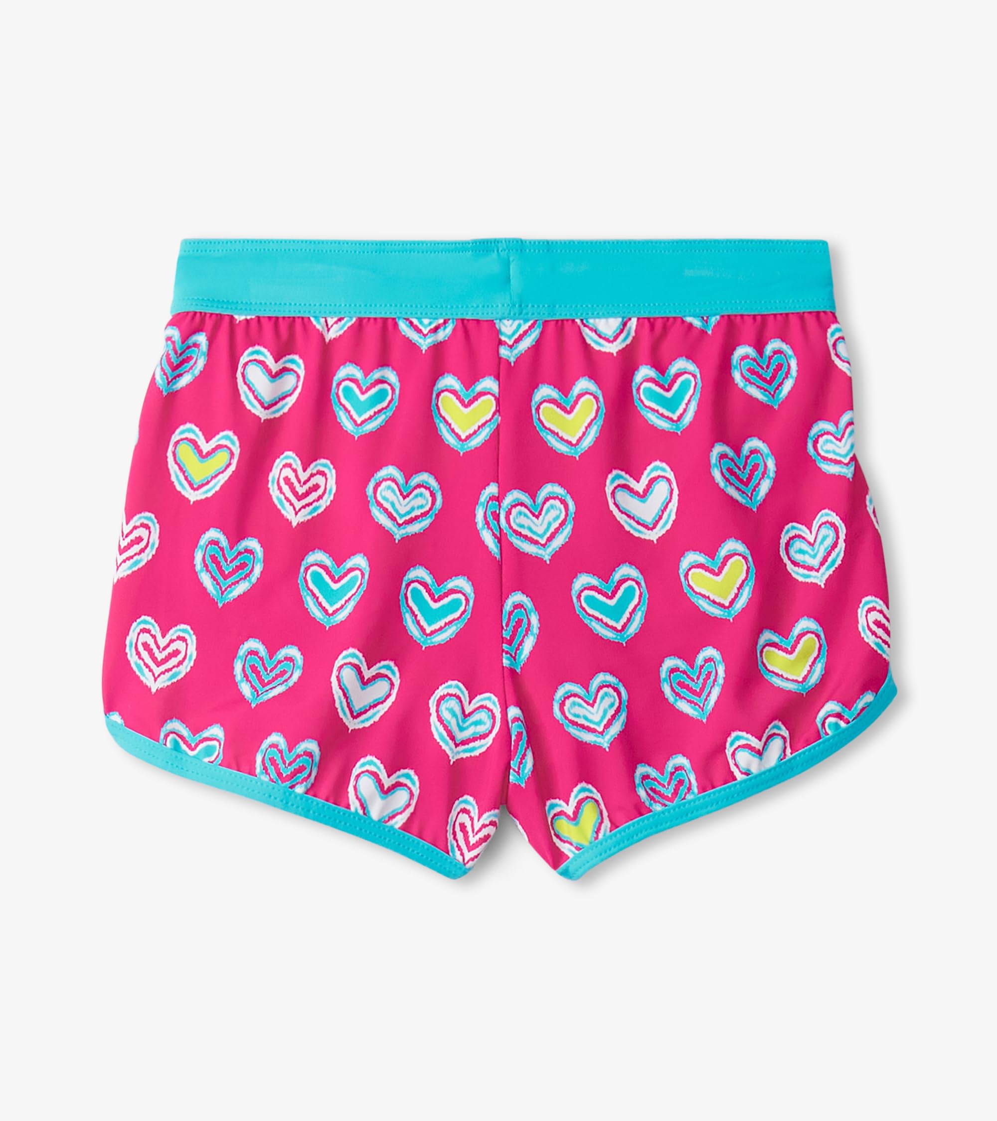 Hatley Girls' Swim Board Shorts - Quick-Dry Swim Trunks for Beach, Pool & Water Sports | UPF 50+ Sun Protection | Comfortable & Stylish Swimwear for Active Kids