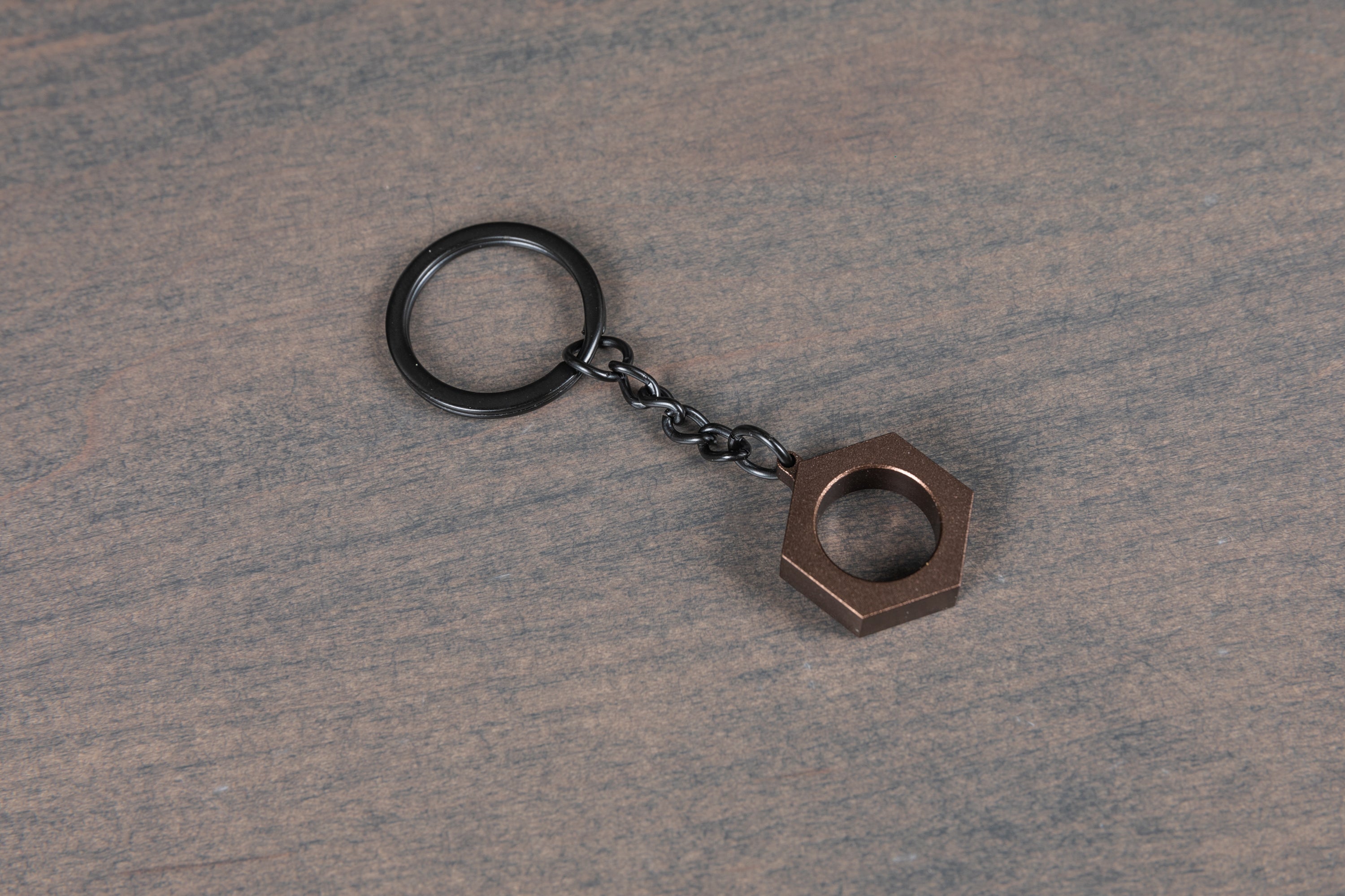 Premium Aluminum Hex Keychain - Durable & Lightweight Key Ring for Home, Office, and Outdoor Adventures