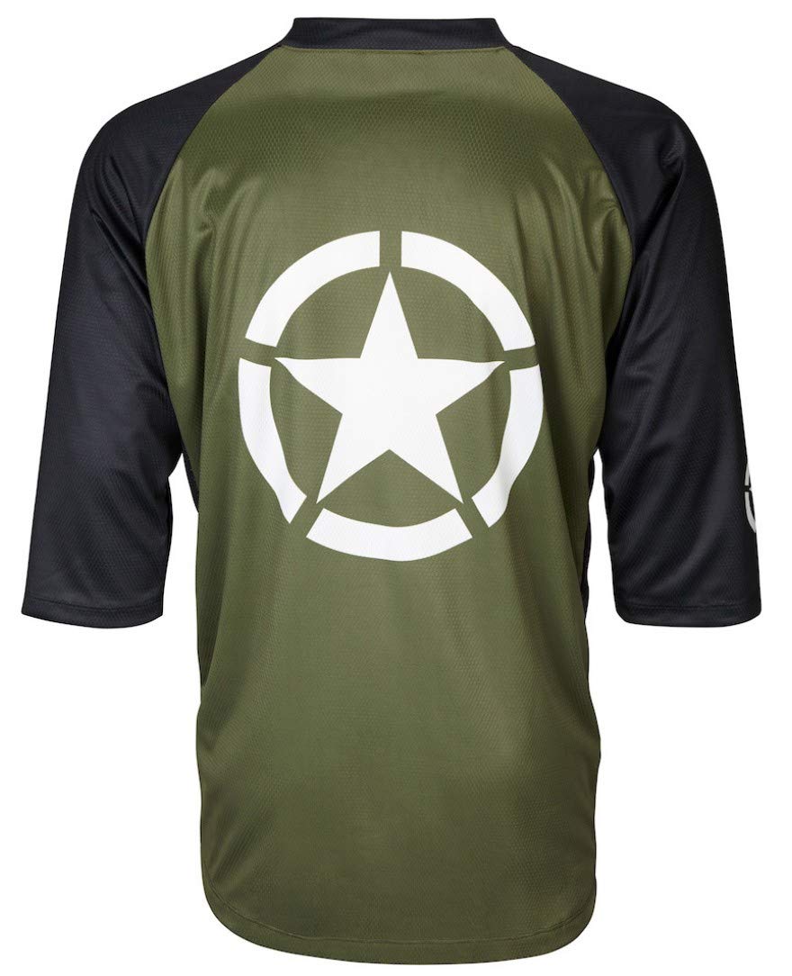 Liberator Men's 3/4 Sleeve Mountain Bike Jersey - Breathable Cycling Shirt for Mountain Biking & Outdoor Sports - Perfect for Trail Riding, Commuting & Adventure Cycling