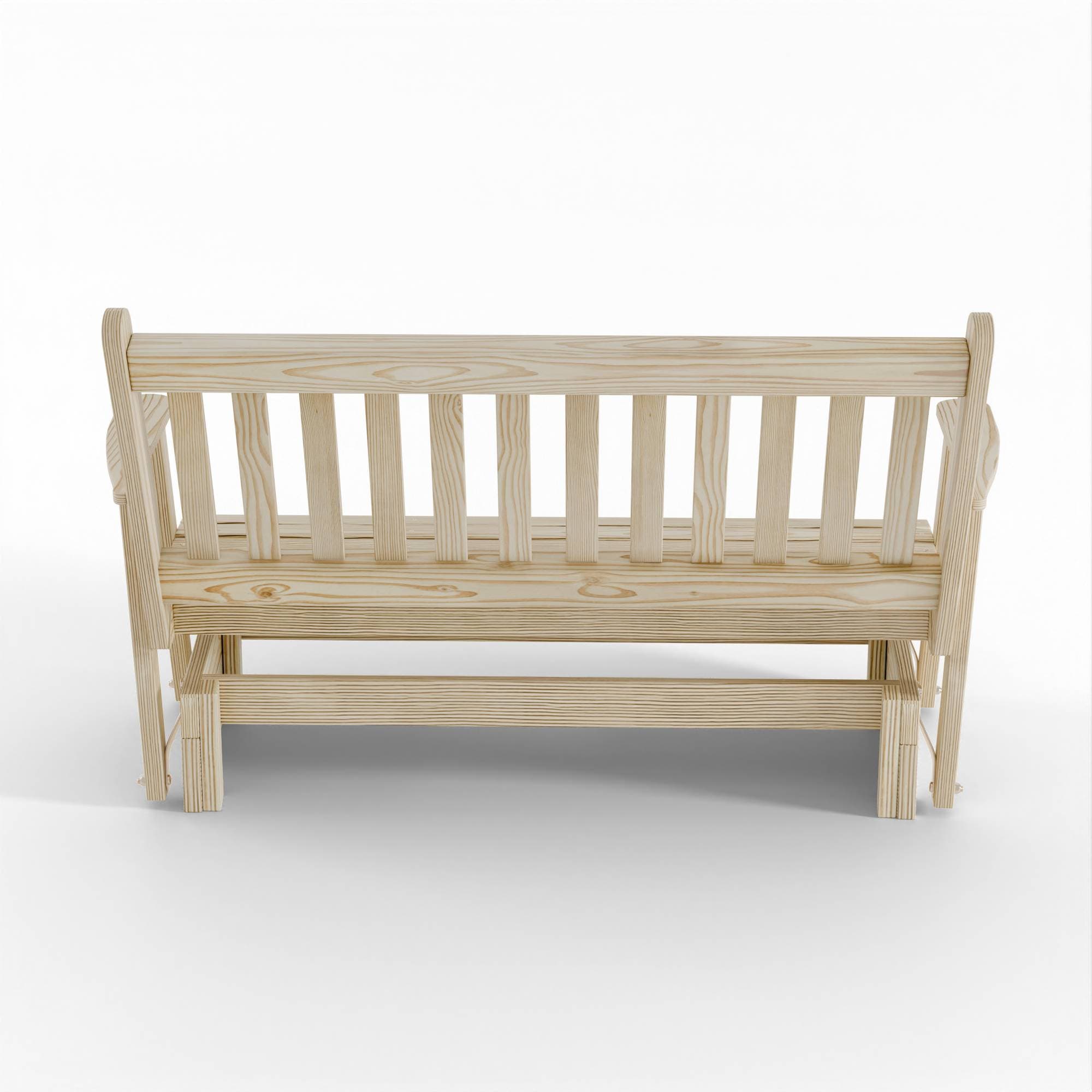Keystone Amish Co. Franklin Porch Glider - Handcrafted Wooden Porch Swing for Outdoor Relaxation | Perfect for Patio, Deck, Garden & Backyard