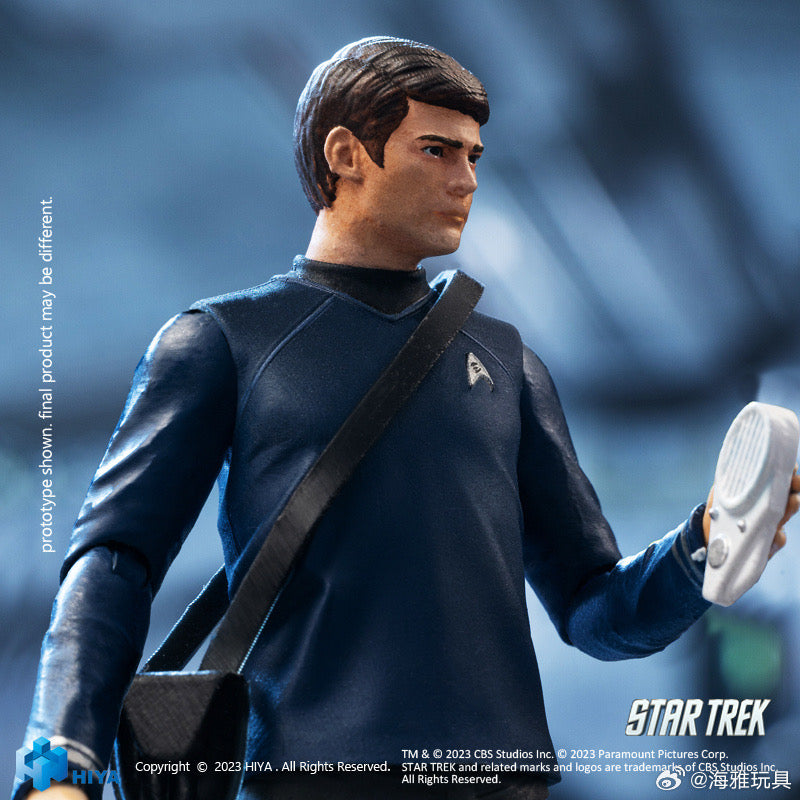 1/18 Scale HIYA 4-Inch Action Figure - Exquisite Mini Series STAR TREK 2009 Dr. McCoy Collectible - Perfect for Display, Gifts & Sci-Fi Collections