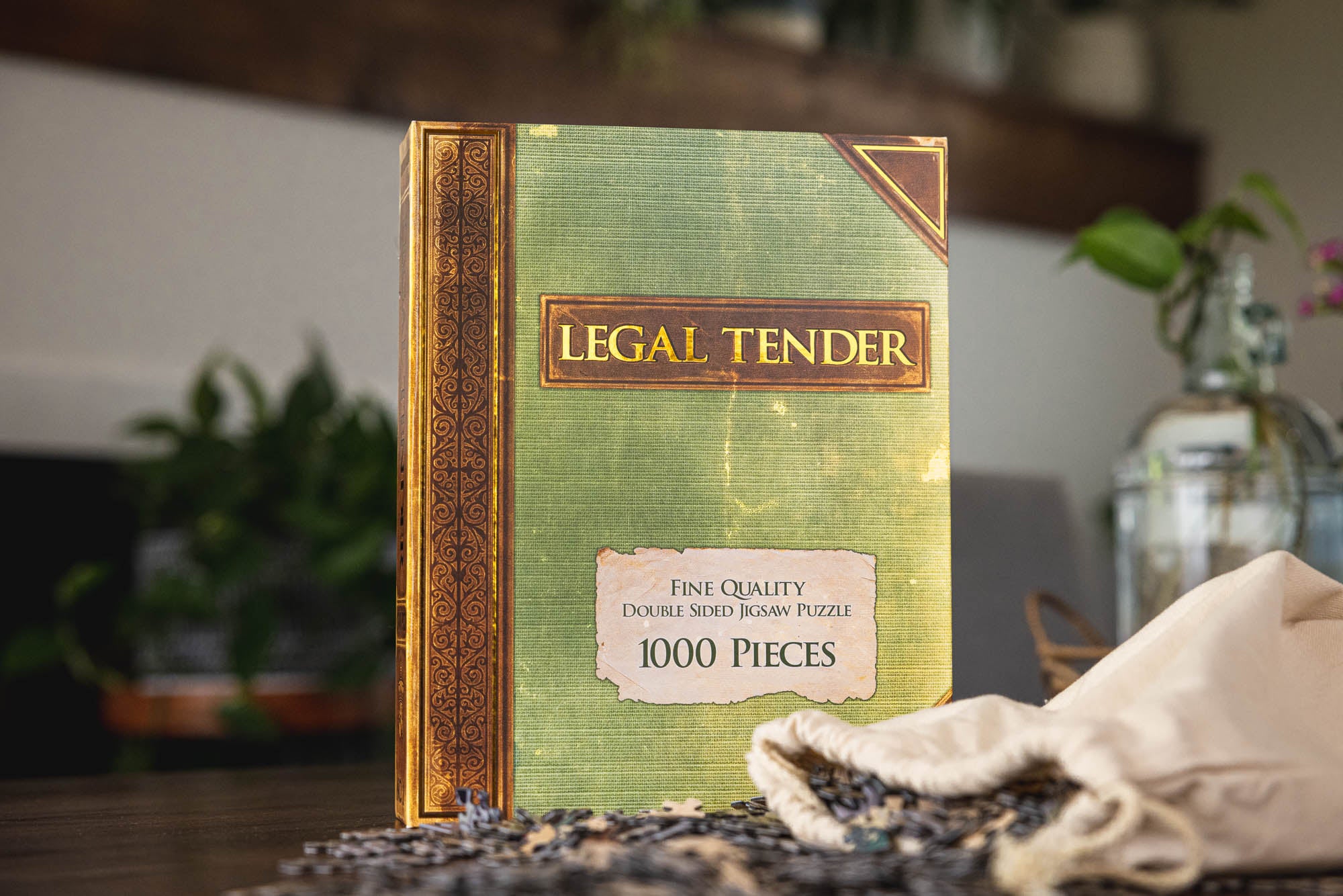 Legal Tender Jigsaw Puzzle - US Currency Themed 1000 Piece Puzzle for Adults & Collectors - Perfect for Home Decor, Gift Giving & Relaxation