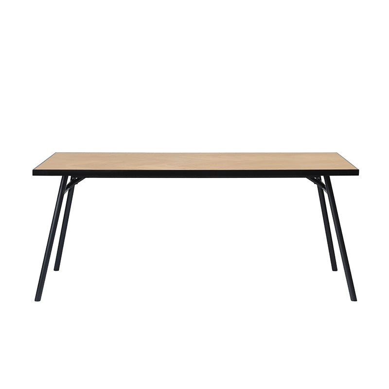 Calvi 70.8 Inch Natural Wood Dining Table for Kitchen & Dining Room | Modern Farmhouse Style | Perfect for Family Gatherings & Dinner Parties