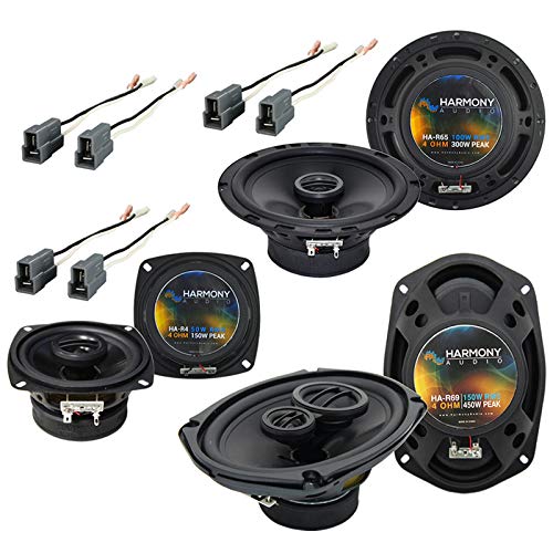 Harmony Audio HA-R5 Speaker Bundle - Compatible with Mitsubishi Expo 92-94, OEM Replacement for HA-R4 & HA-R69 | Premium Car Audio Upgrade for Clear Sound & Enhanced Bass