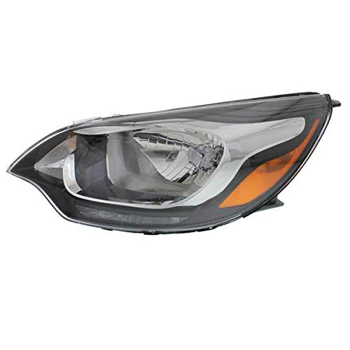 CAPA Certified 12-17 Rio Sedan Halogen Headlight Assembly - Left Driver Side (Non-LED) | Direct Fit Replacement for Kia Rio | Easy Installation & Enhanced Night Visibility