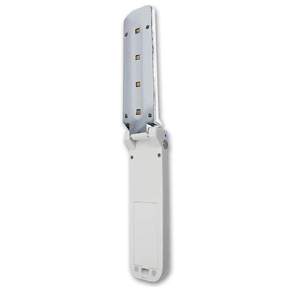 UV-C Light Sanitizer for Home - Portable Ultraviolet Disinfection Device | Kills 99.9% Germs, Bacteria & Viruses | Perfect for Phones, Keys, Baby Items & Travel Essentials