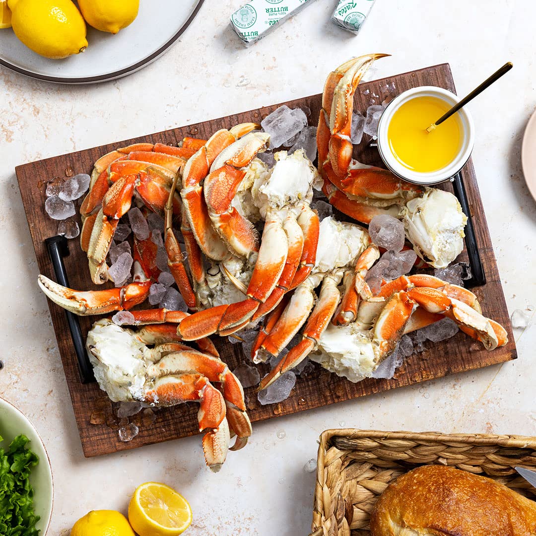 Fresh Dungeness Crab Clusters - 9 lbs | Premium Wild-Caught Alaskan Crab | Perfect for Seafood Boils, Gourmet Meals & Special Occasions