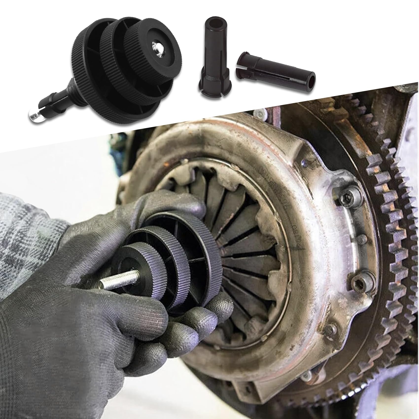 Premium Clutch Alignment Tool Kit - Automotive Clutch Plate Centering & Correction Tool - Essential Car Accessories for Clutch Replacement & Repair - Perfect for DIY Mechanics & Professional Auto Shops