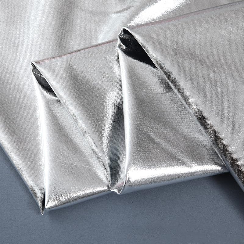 Women's High Waist Metallic Shiny Shorts - Elastic Waistband for Comfort - Perfect for Rave, Dance, Clubwear & Night Out Outfits