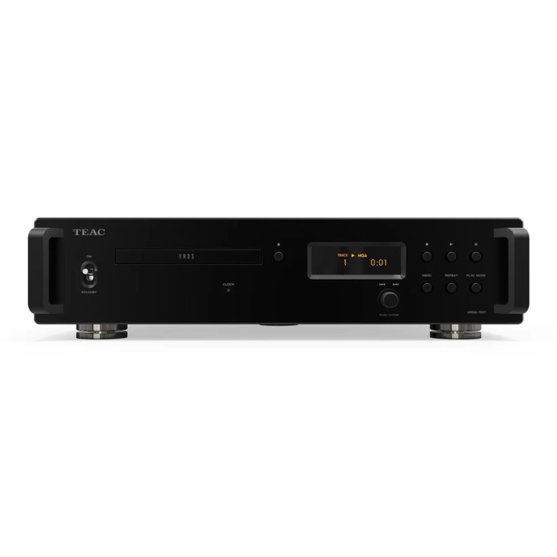 TEAC VRDS-701T High-End CD Transport Player - Audiophile CD Transport for Home Audio & Studio Use | Perfect for Music Lovers & Professional Recording