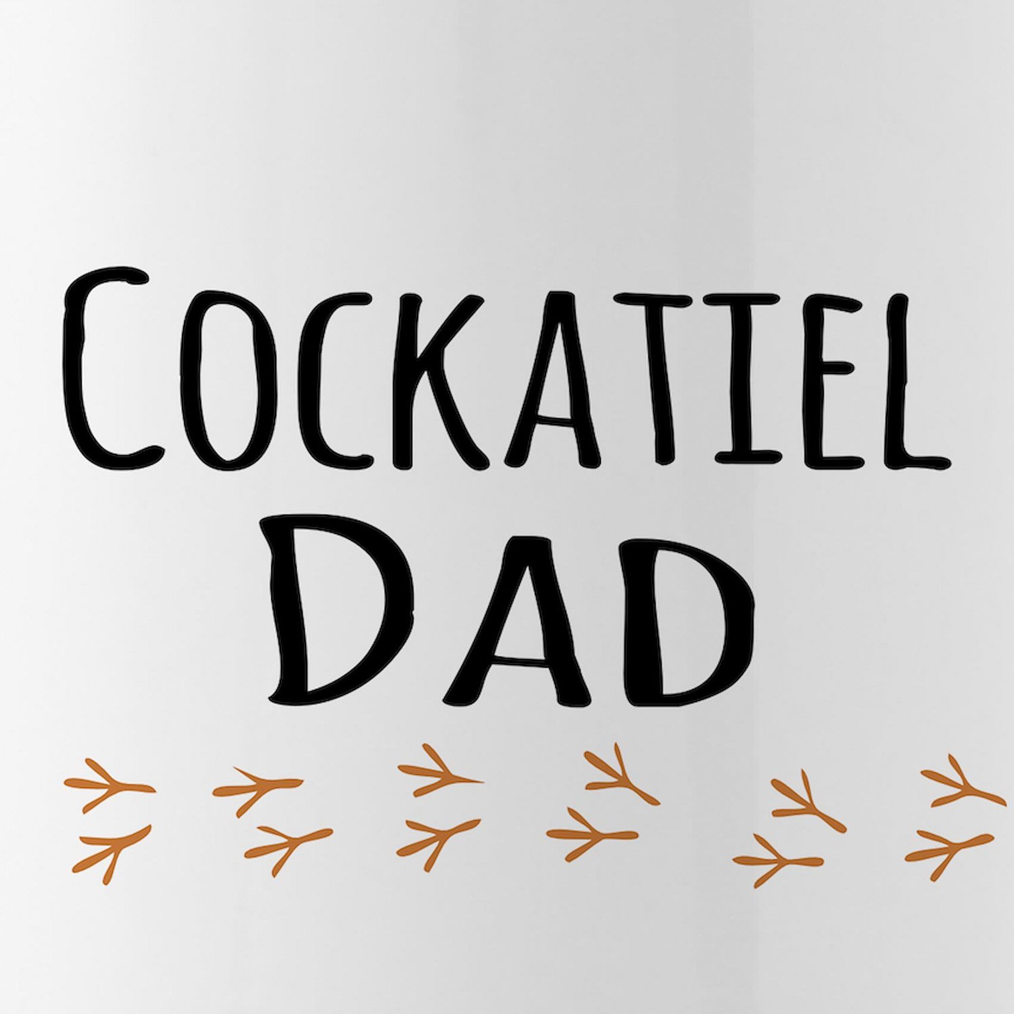 Cockatiel Dad Stainless Steel Water Bottle 1.0L (34 oz) - Insulated, Leak-Proof & BPA-Free - Perfect for Bird Lovers, Outdoor Activities & Office Use