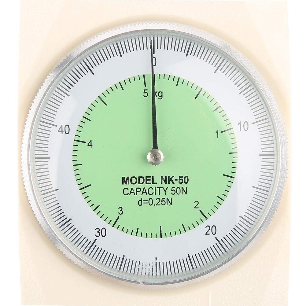 NK-50 Analog Dynamometer - 50N Force Gauge Tester for Push/Pull Measurement - Industrial Strength Meter for Electronics, Chemical & Machinery Testing - Perfect for Quality Control & Laboratory Use