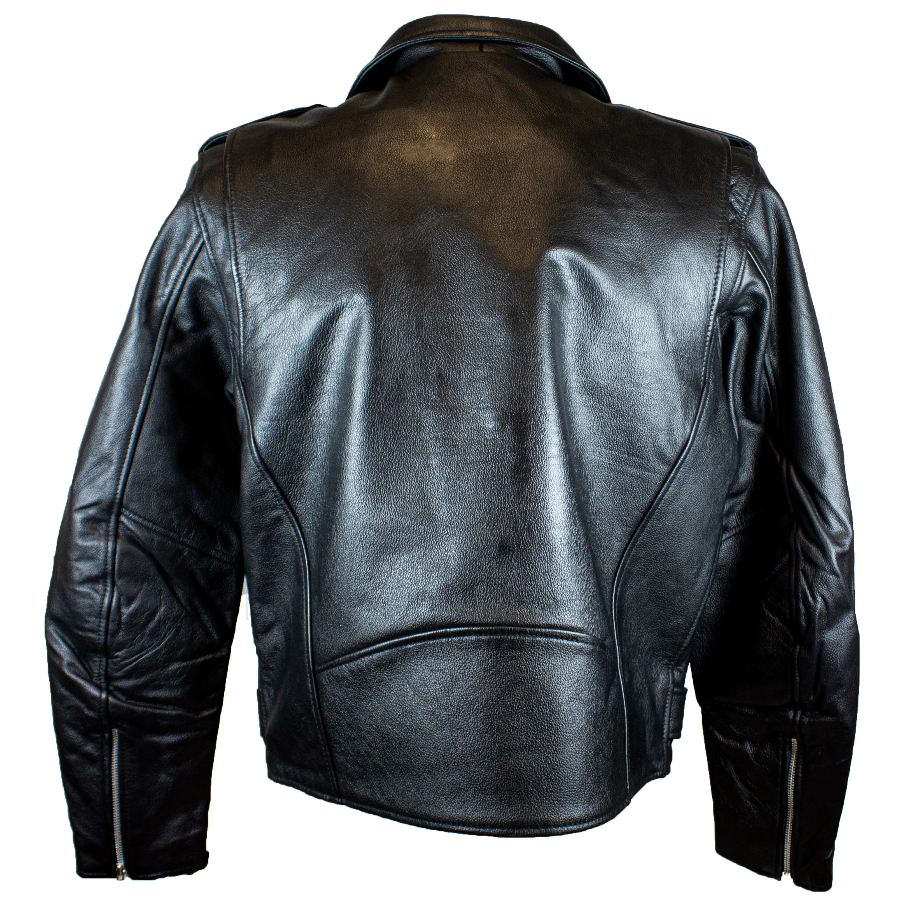 BOL Open Road Men's Motorcycle Leather Jacket - Genuine Biker Jacket for Harley Riders - Perfect for Cruising & Road Trips
