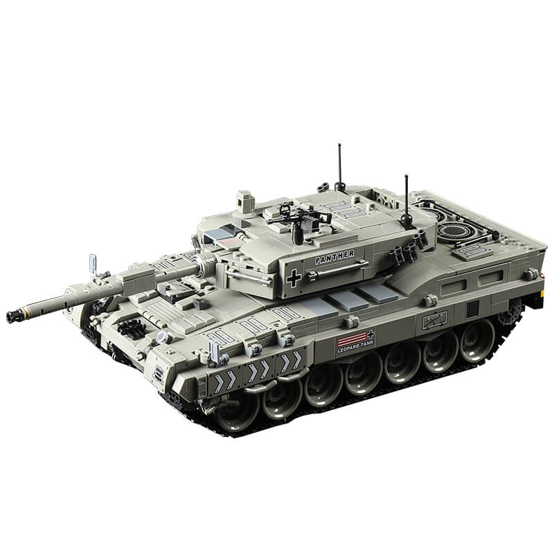 Panlos 632003 Leopard 2A4 Main Battle Tank Building Blocks Set - Military Model Kit for Adults & Collectors - Perfect for Display, Gifts & War History Enthusiasts